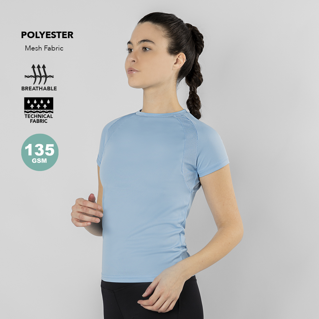 Camiseta técnica de mujer personalizada